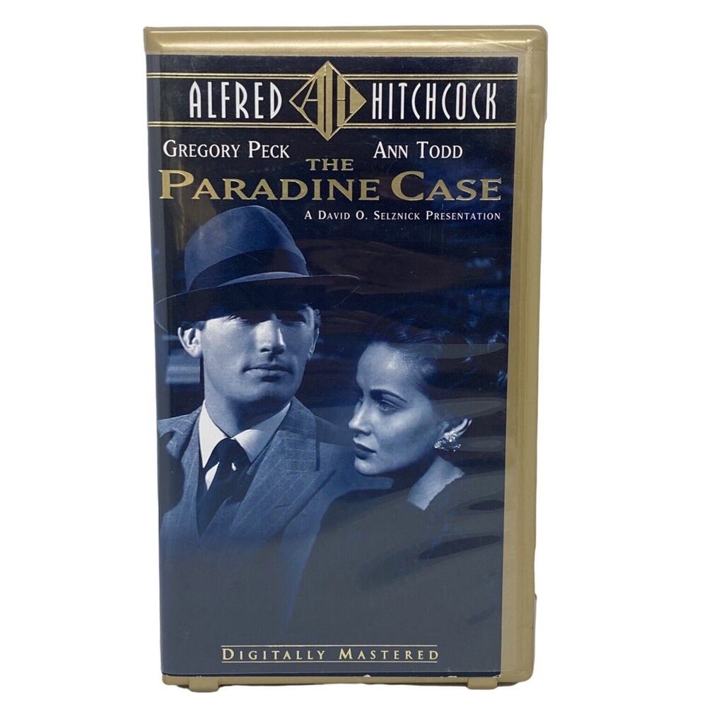 Alfred Hitchcock - The Paradine Case 1947 Film VHS 1998 Anchor Bay Gregory Peck